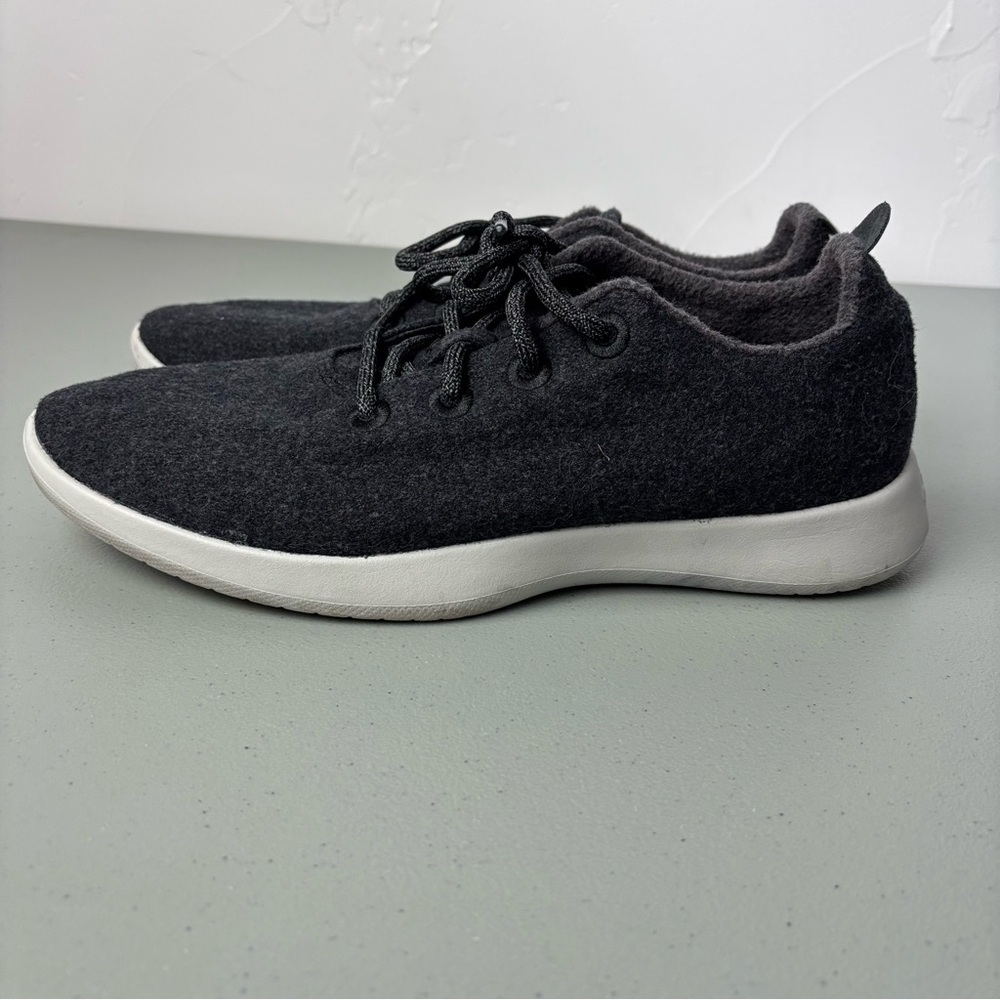 Allbirds Men's Sneaker Athletic Shoes Size 12 Black Gray Charcoal Lace Up